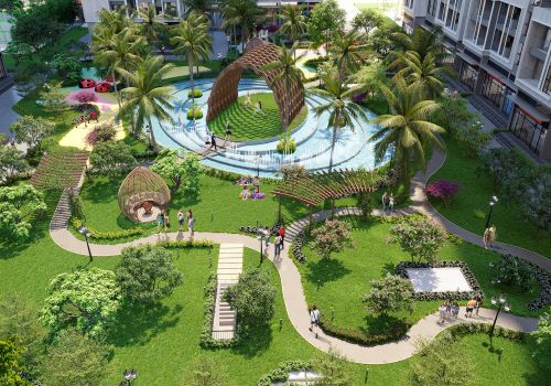 Chiêm ngưỡng đảo Yoga giữa vườn sinh thái 1,6ha tại The Pavilion – Vinhomes Ocean Park