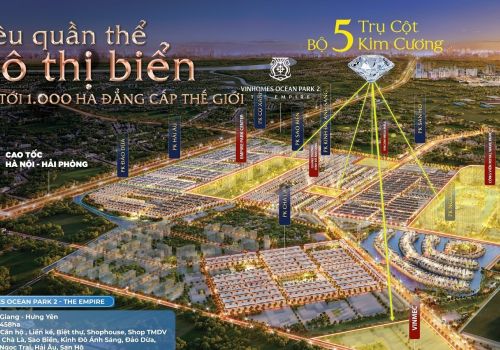 Vinhomes Ocean Park 2 - The Empire - Siêu quần thể đô thị biển đẳng cấp thế giới